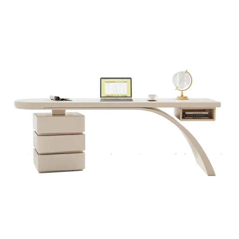 Premium Writing Computer Desk Corner Executive Modern Work Meeting Office Desk Drawers Wooden Escrivaninha