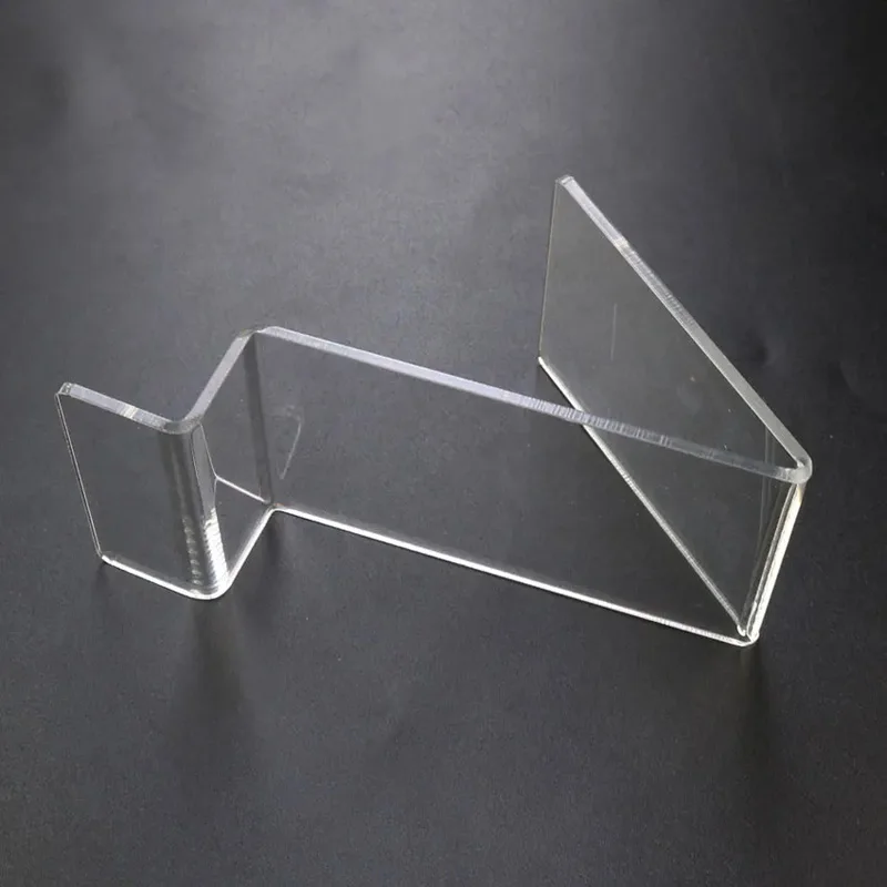 1PC 透明なクリアプラスチックスタンド棚ウィンドウカウンターディスプレイショーケース GB GBA SP GBC 3DS 2DS PSP PSV コンソール