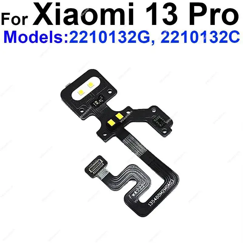 Voor Xiaomi 13 13 Pro 13 Lite 14 Pro Flitslicht Flex Kabel Proximity Omgevingslichtsensor Zaklamp Flex lint Vervanging