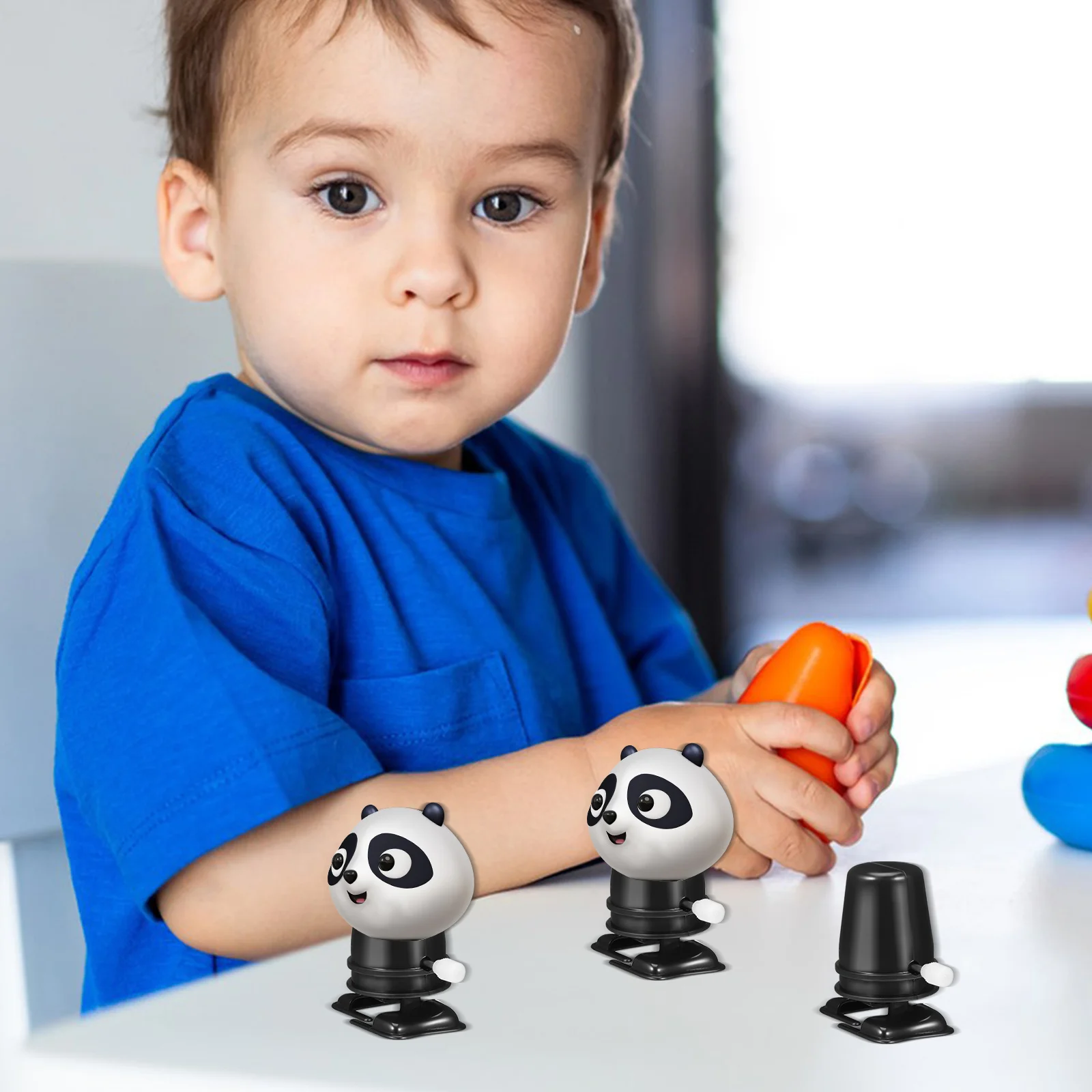 

6pcs Compact Clockwork Movement Diy Plastic Parts Handmade Craft Accessories For Clay Diy Repair Replacement Windup