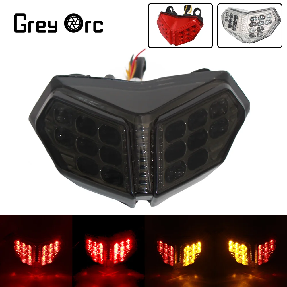 

For DUCATI 848 2008-2014 1098 1198 2007-2013 Accessories 12V Motorcycle Rear Tail Light Brake Turn Indicator Signal Assembly