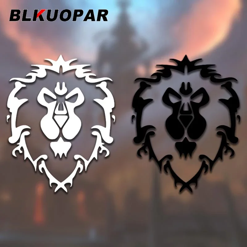 BLKUOPAR World of Warcraft Car Stickers JDM Anime Creative Waterproof Die-cut Scratch-Proof Sunscreen Windows Graphics Car Lable