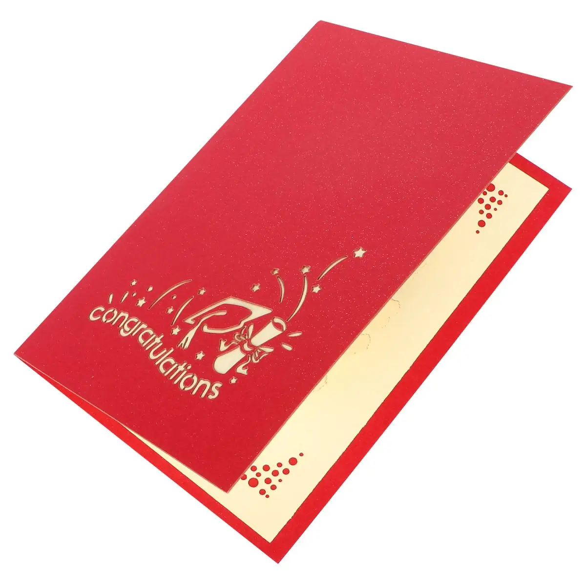

1 Pc 3D Graduation Greeting Cards Handmade Up Graduation Blessing Cards Graduation Gift for Schoolmates