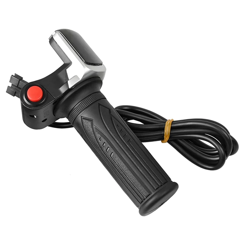 ABIB -Electric Bike Throttle With LCD Display Handle Throttle For 36V Twist Throttle Scooter E-Bike Parts