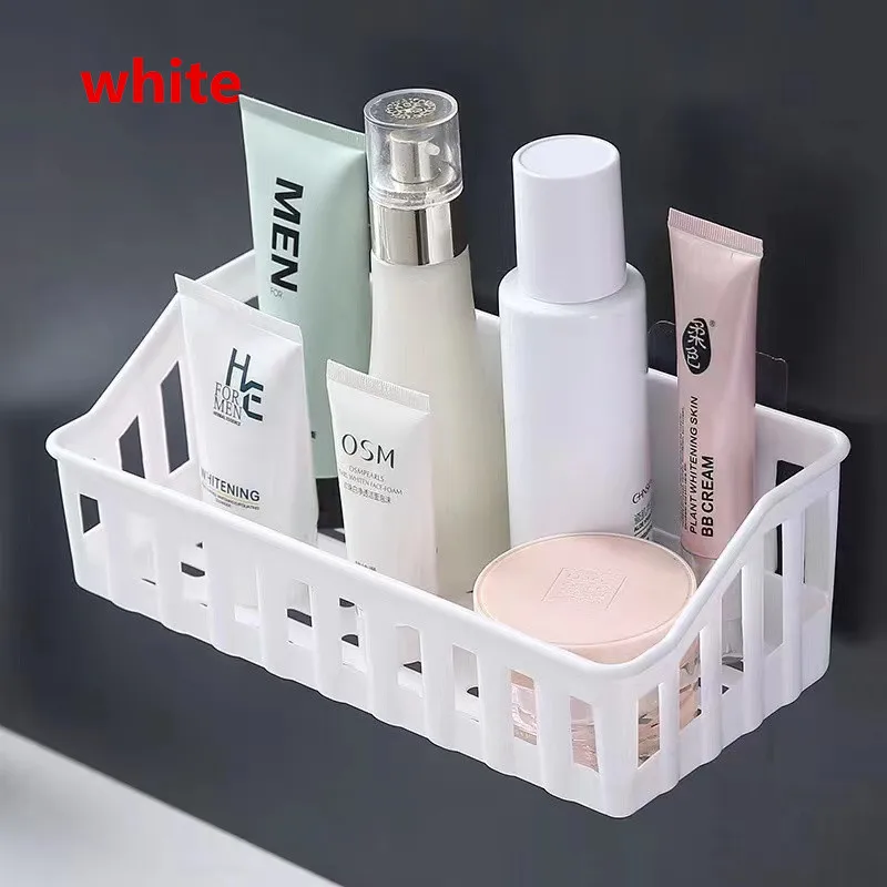 Bathroom storage rack Bathroom adhesive storage rack Hook Home corner shower rack Storage rack Bathroom accessories