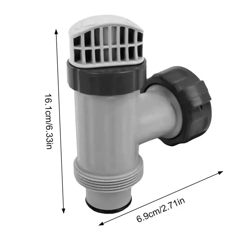 داخل وخارج أجزاء استبدال صمام المكبس لمضخة مرشح بركة فوق الأرض ، متوافقة لأجزاء بركة Intexs