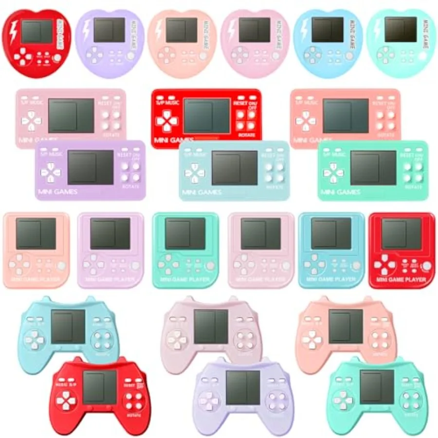 

SSRMX 24 шт. сувениры для вечеринки в стиле видеоигр, оптовые подарки для мини-игровых вечеринок, игрушки, наполнители для подарочных пакетов, ответные подарки на день рождения