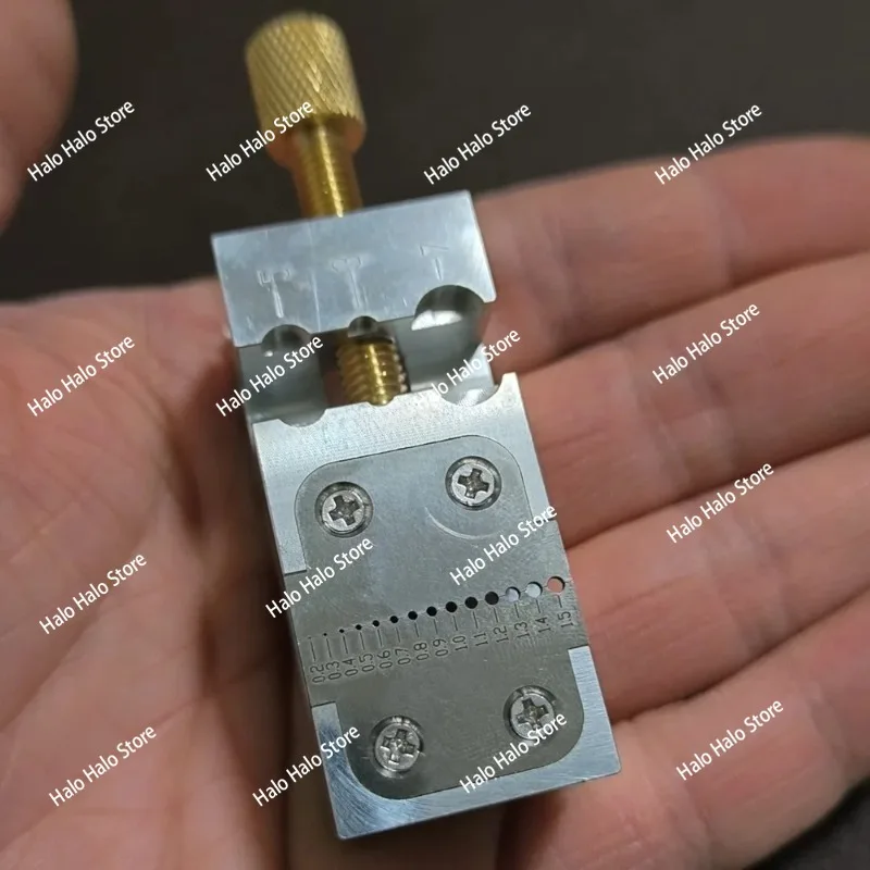 aluminum alloy Pliers Fixture Pointer Tube Clamp Manual Vise Watch Collet Tightening Tool Watch Repair Tool Watch Head Holder