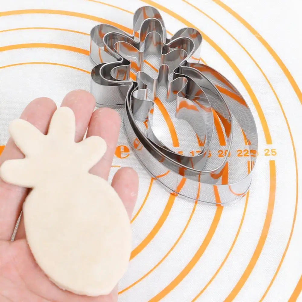 

4Pcs/Set Cake Mold Rabbit&Carrot Design,Stainless Steel Cookie Cutter DIY Cookie Biscuit Cutter Decorating Moulds for party