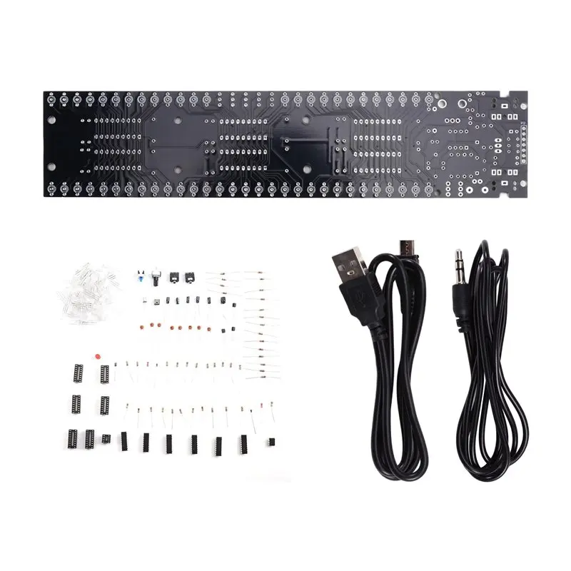 【DIGITAL GADGET】TYPE-C USB LED Audio Level Indicator Light 30 Sections DIY Music Spectrum Display Rhythm Light Colorful Atmosphe