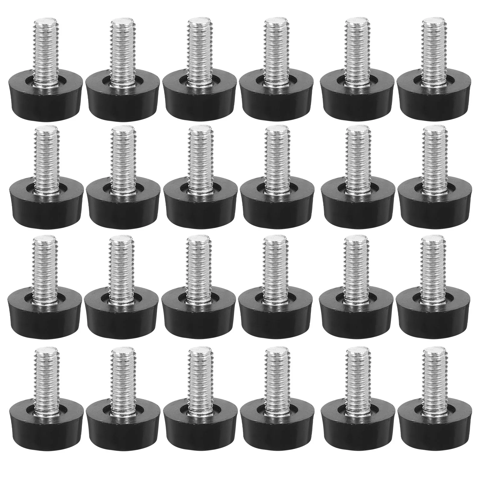 40 قطعة قدم المسمار قابل للتعديل ارتفاع قابل للتعديل التسوية الانزلاقات لطاولة أثاث كرسي خزانة استقرار الطابق حامي #4