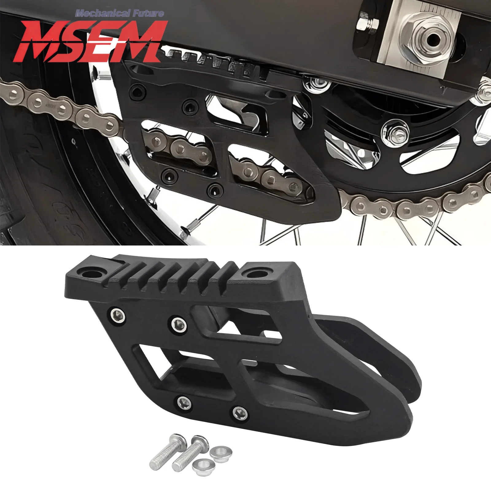 

Chain Guide Protection Cover Stabilizer For Yamaha Tenere 700 2019-2024 Motorcycle Adventure Accessories Parts