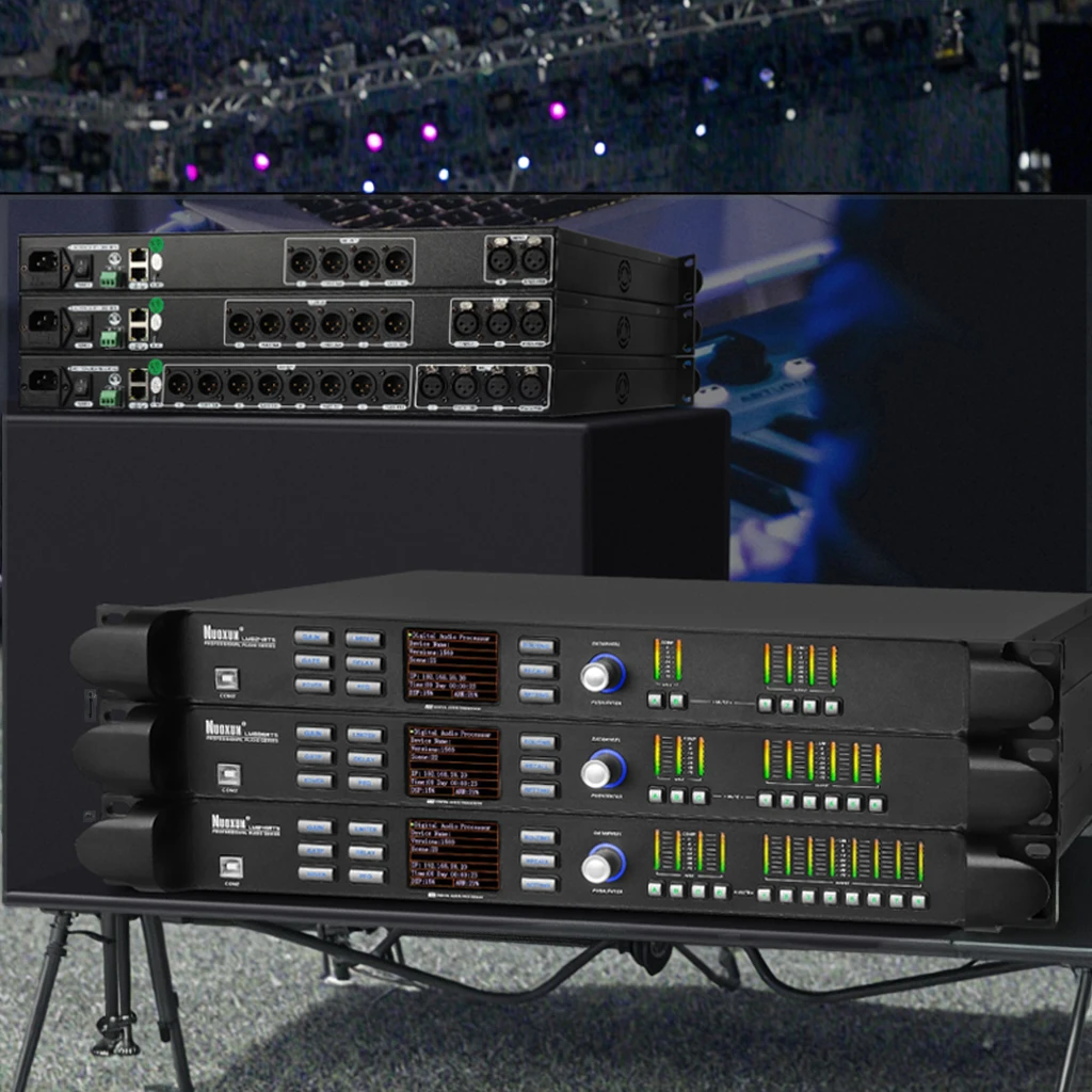 

Цифровой аудиопроцессор DriveRack с 4 входами и 8 выходами DSP для профессионального сценического звукового оборудования