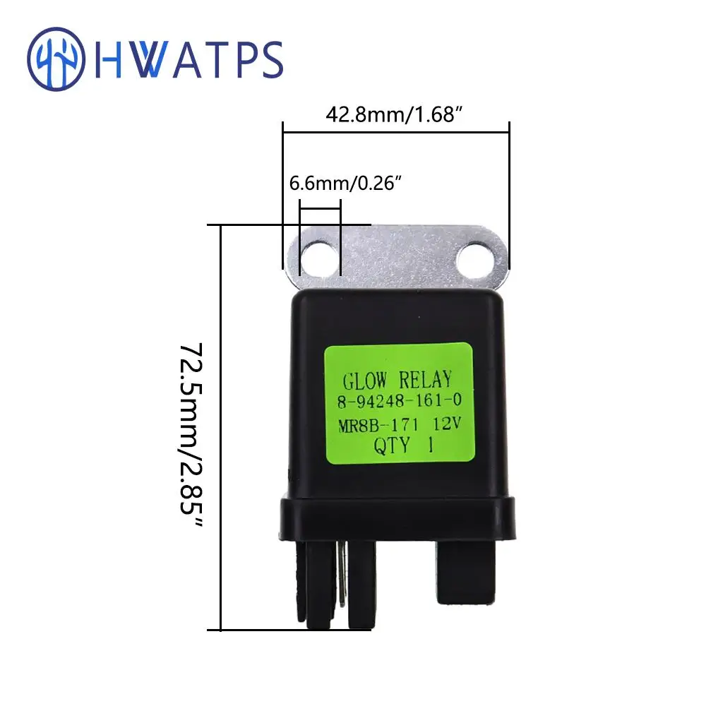 1/5/10 PCS New Car Accsesories Glow Plug Relay 16415-65600 89424-81610 For Kubota D722 D902 D905 D1105 L2900DT SVL75-2 L4200F-C