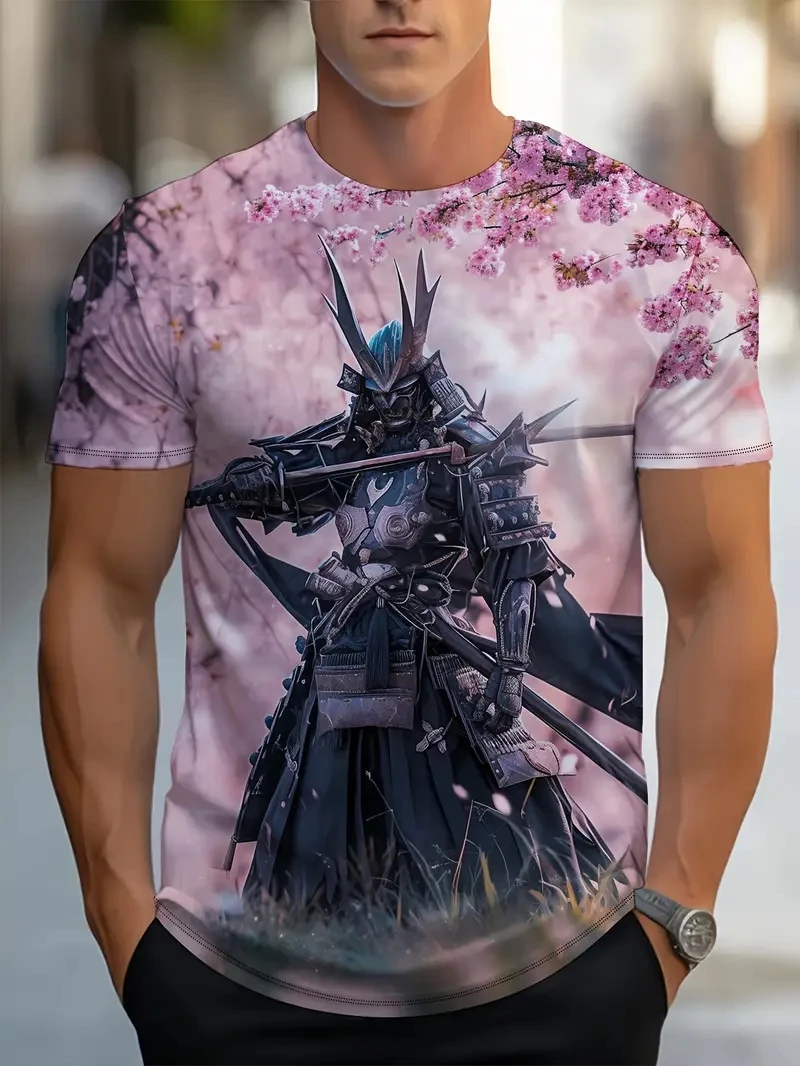 

Мужская футболка больших размеров с короткими рукавами и 3D-принтом, свободная и повседневная, мягкая, удобная и дышащая, для занятий спортом на открытом воздухе...”ص의