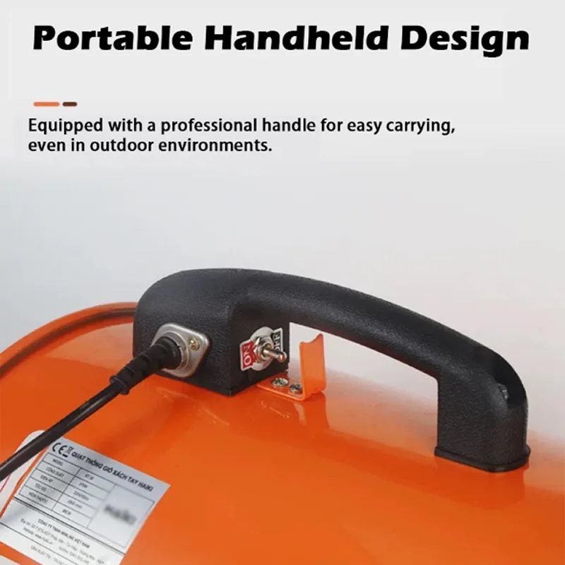 

24inch 600mm Portable Axial Flow Fan 220v Air Exchange and Defecation Industrial High-speed Blower Strong Duct Fan Customized