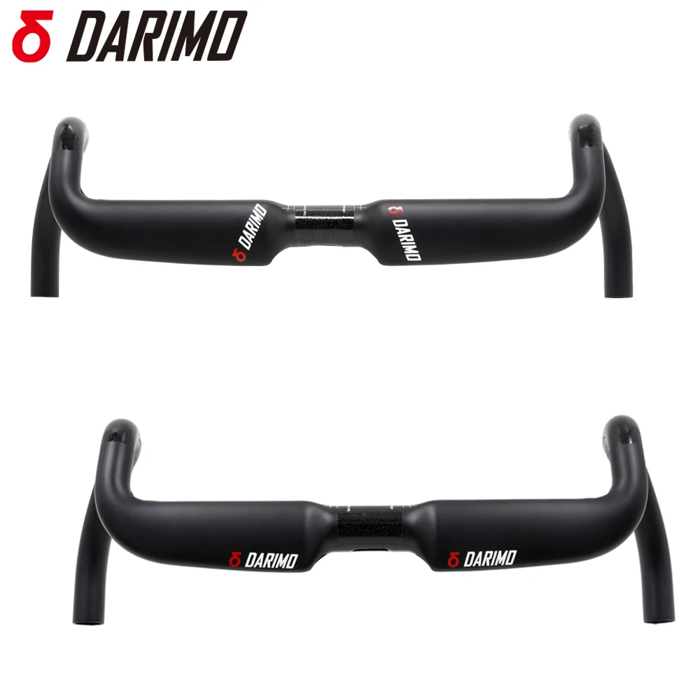 

DARIMO Super Light Carbon Fiber Handlebar, Internal Cable Routing for Gravel Bike & Aero Road Bike, 360mm 380mm 400mm 420mm