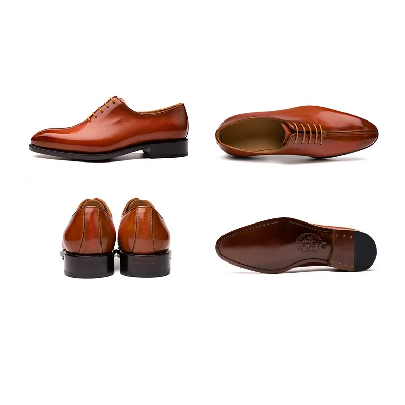 men dress shoes male formal shoes cow skin shoes