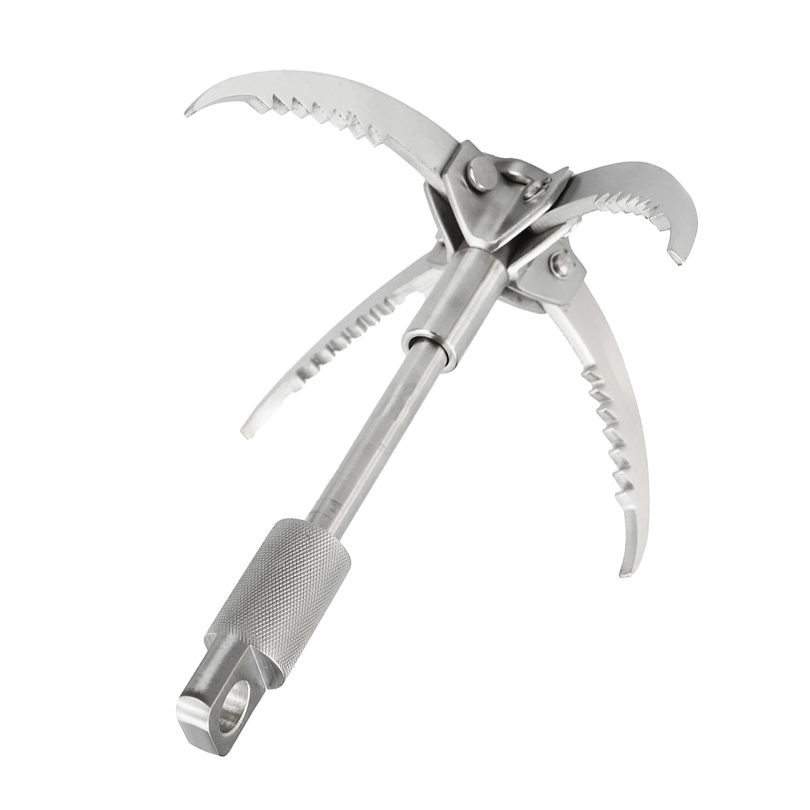 Outdoor Grappling Hook 4-Claw Stainless Steel Grappling Hook for Camping Sports
