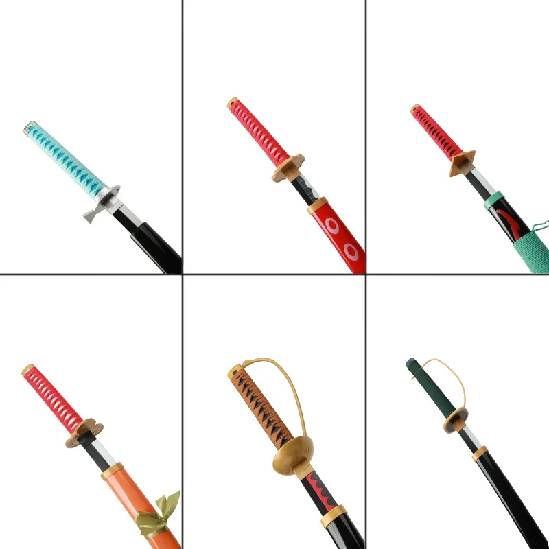 New Roronoa Zoro Katana Swords Anime Cosplay Bamboo  Sword Decoration Gift Shirauo Kozuki Toki Kinemon Jack Shanks katanas