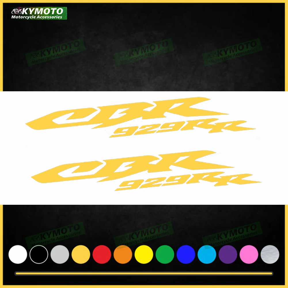 

For Honda CBR929RR CBR 929RR Motorcycle Accessories Decal Fairing Decoration Helmet Fuel Tank Engine Logo Reflective Sticker