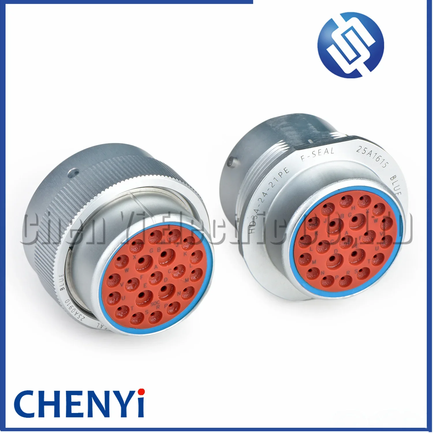 21 Pin Automotive waterproof connector HD Series male or female Wire harness plug HD36-24-21SE HD34-24-21PE