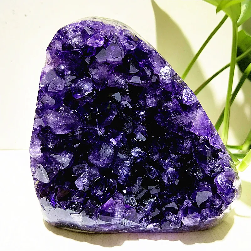 Big Natural Stone Amethyst Geode Raw Quartz Crystal Cluster Home Desk Room Decor High Quality Uruguay Amethyste Reiki Ornaments