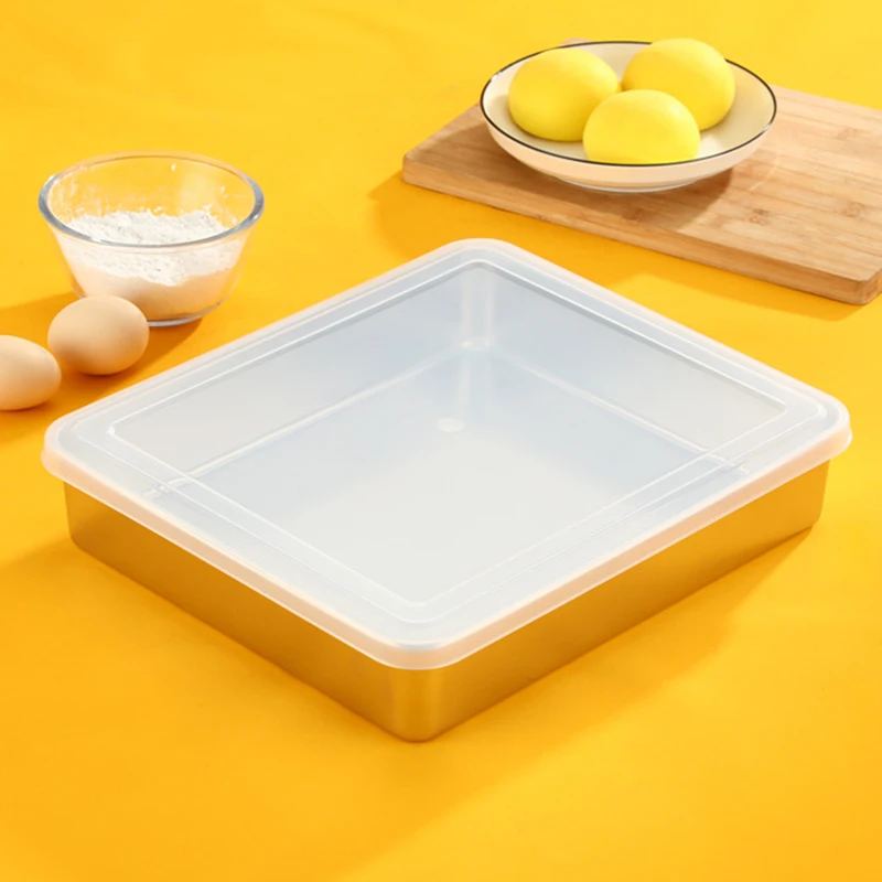 6 أحجام من الفولاذ المقاوم للصدأ تشيز كيك عموم قالب الخبز تيراميسو الكعك عموم مستطيل كعكة عموم لكعك عيد الميلاد الخبز الشيفون #4