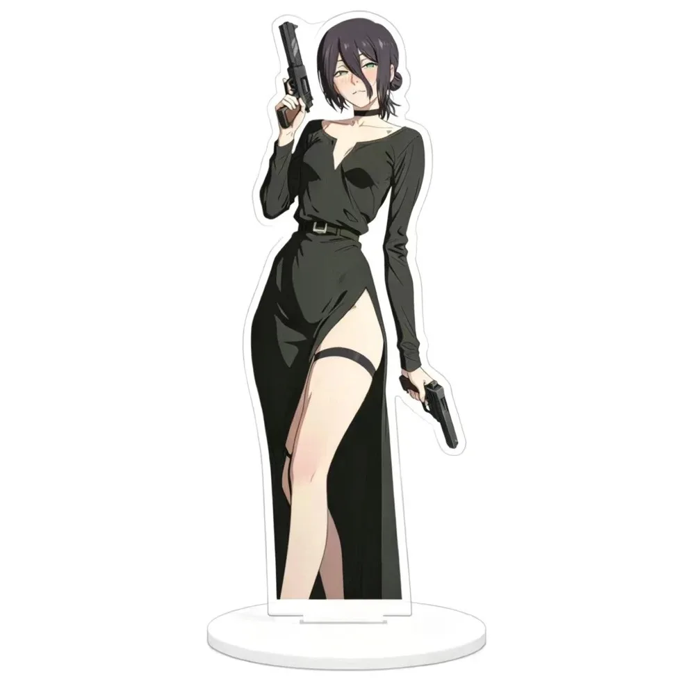 Anime Kettensäge Mann Der Film Reze Cosplay Stand Desktop Dekoration Nette Figur Acryl Stehende Platte Mode Party Requisiten