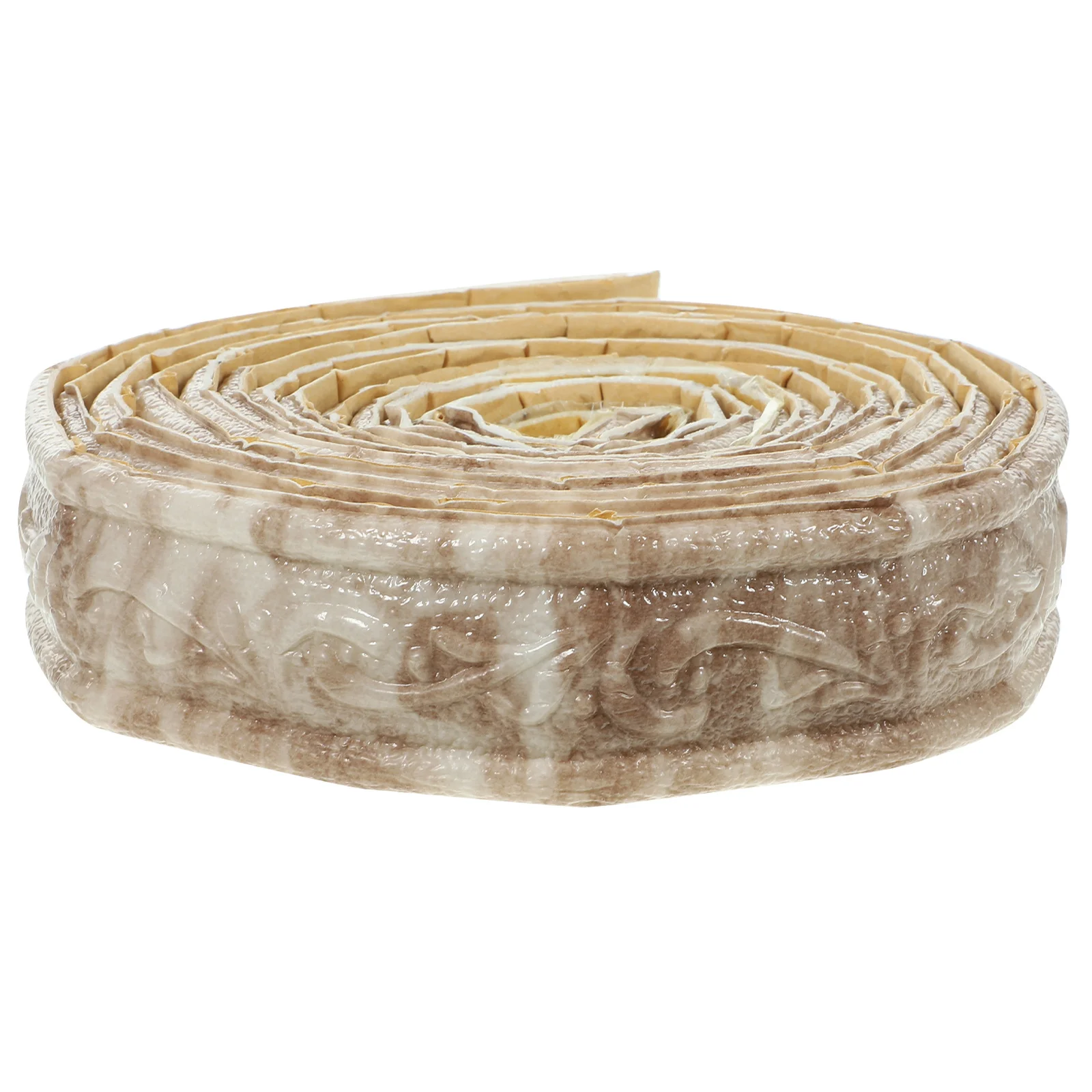 2 rolos de cintura linha parede rodapé moldagem guarnição auto adesivo casca vara flexível espuma protetor canto decorativo borda da parede