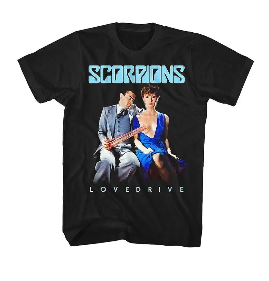 Lovedrive Scorpions Short Sleeve Black T-Shirt Gift For Men Women Funny Black