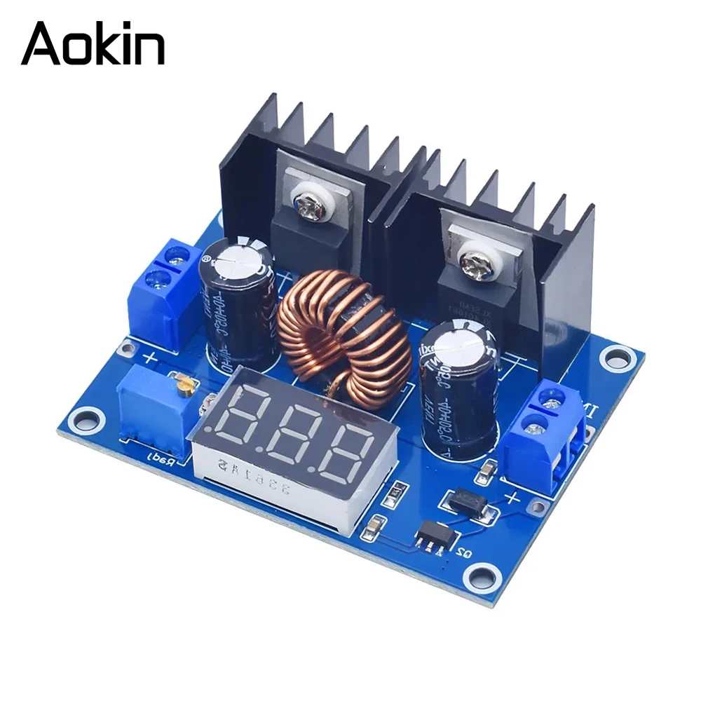 200W XL4016 DC-DC Max 8A Step Down Buck Converter 4-36V To 1.25-36V Adjustable Power Supply Module LED Driver for  Arduino