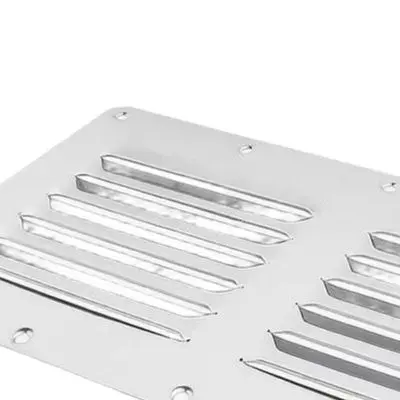 304 Stainless Steel Ventilation Board 230x115mm Rectangular For Exhaust Vent Panel Polished Rust For Proof For Yacht For Rv