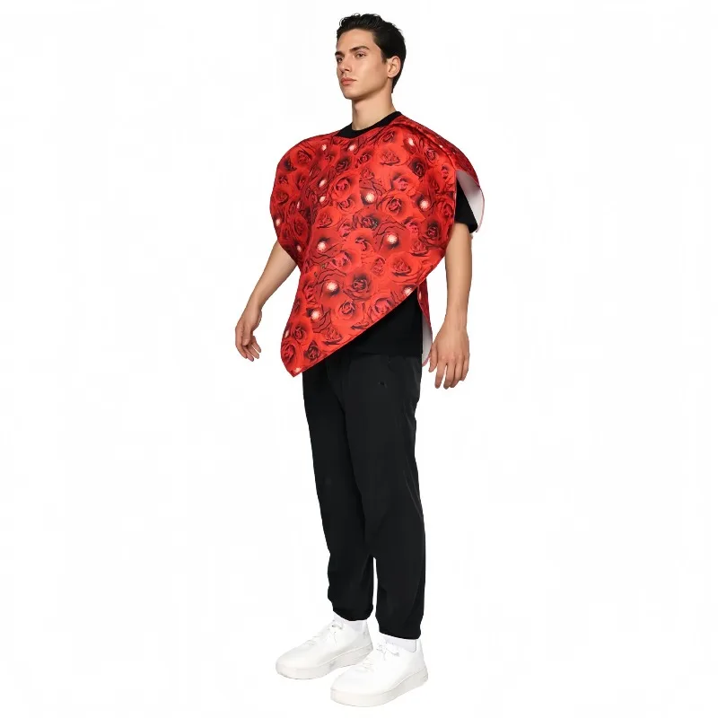 Fantasia de Cupido Rosa do Dia dos Namorados Halloween Heart Festival Role-play Outfit