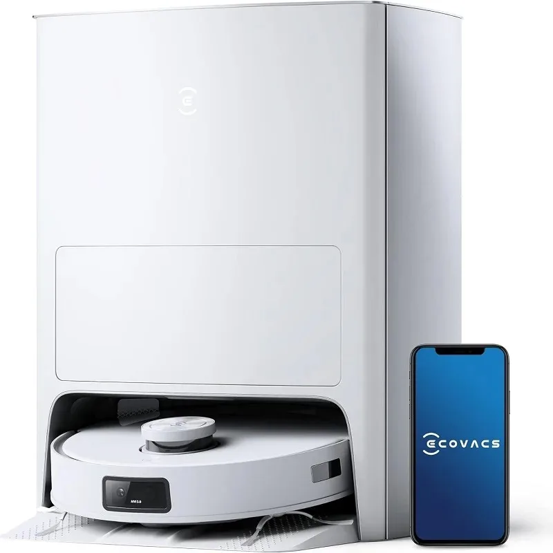 

СОВЕРШЕННО НОВЫЙ комбинированный робот-пылесос и швабра ECOVACS DEEBOT T10 OMNI, автоматическая самоопорожняющаяся, автоматическая уборка швабры, сушка горячим воздухом, 5000Pa Suc