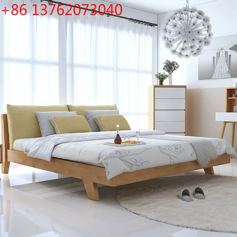 Couples Dormitory Frame Double Bed Legs Elegant Lit Luxe Single Double Bed Headboards HouseholdCamas De Dormitorio Furniture