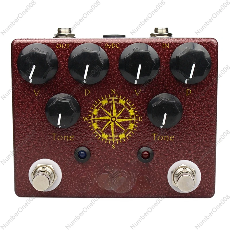 

Demonfx King of Tone Overdrive Stomp Analog Based on Analog Man Effect King of Drive Guitar Effect Pedal Accessories