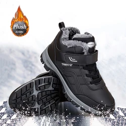 Bottes de neige en peluche imperméables pour hommes et femmes, chaussures de randonnée en plein air, bottes de rinçage, baskets de camping, hiver, nouveau, 2023