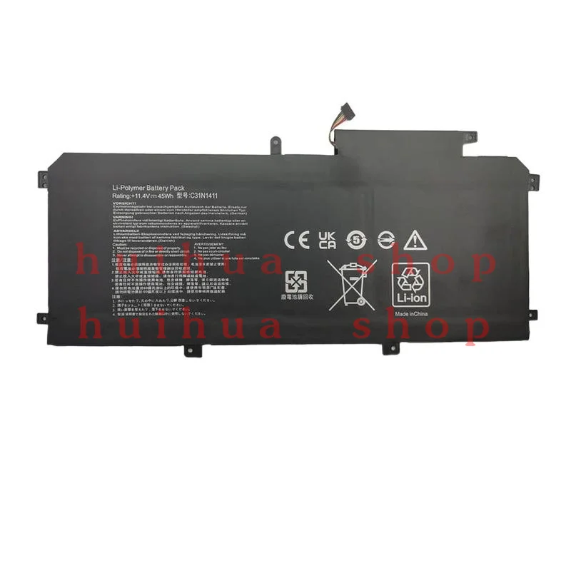 

Аккумулятор C31N1411 емкостью 45 Втч для ASUS Zenbook UX305 UX305L UX305F UX305C UX305CA
