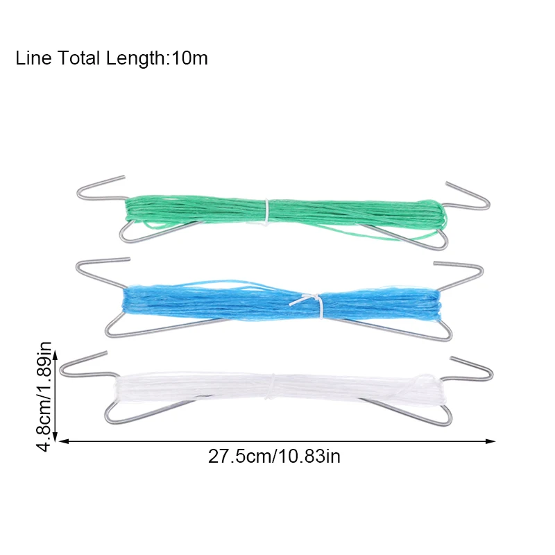 【L】10Pcs Plants Hooks Clips With 10M Rope + 20 Clips J Hooks Clips Set Tomatoes Growing Hooks Clips For Tomato Grape Pepper