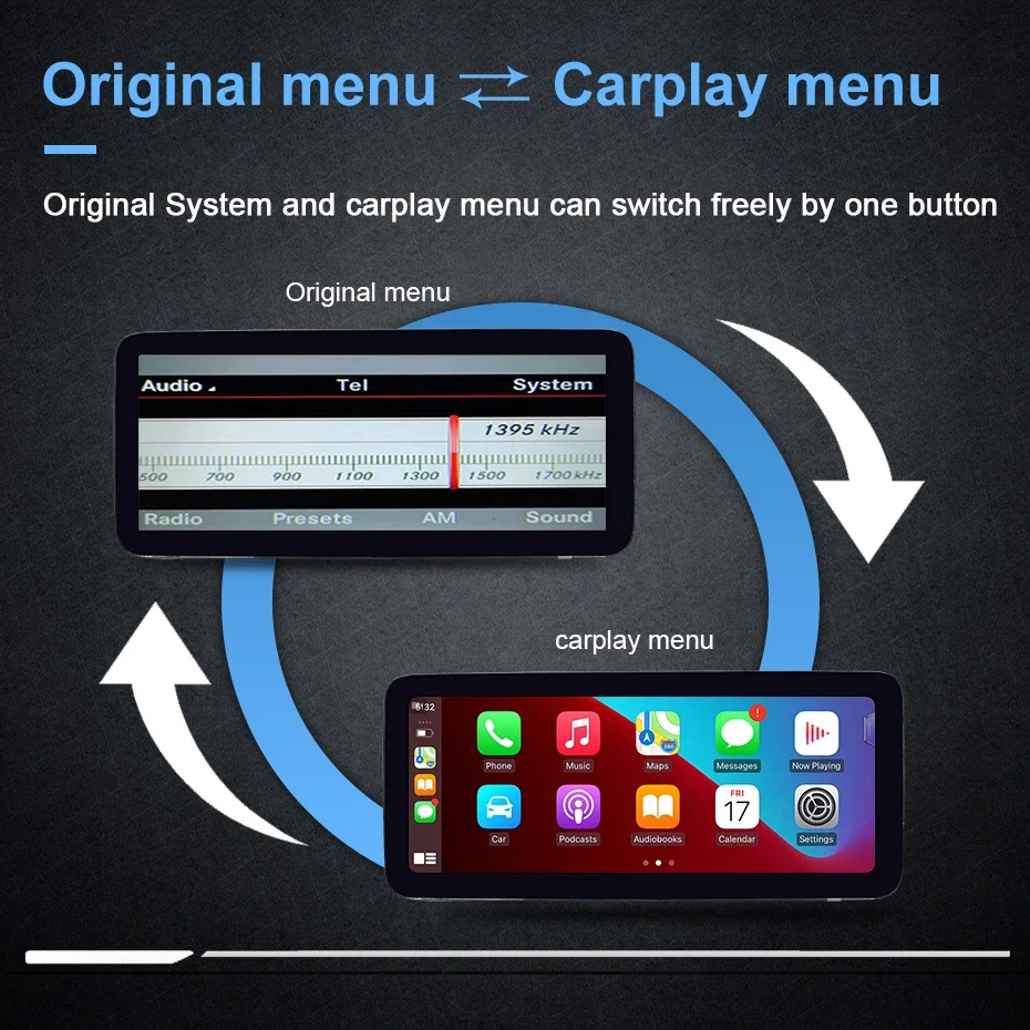 12,5' Linux Android Auto Autoradio 1920*720P Multimedia-Player-Bildschirm für Audi Q5 2009-2016 Carplay Bluetooth Navigation 2 DIN – Detail 8