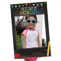 First Day Of School Photo Frame Decoration Preschool Boy Girl Selfie Photography Frame Party Supplies