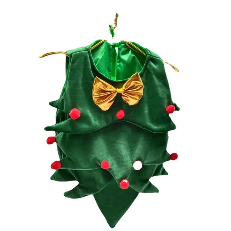 Baby Christmas Tree Winter Christmas Santa Claus Cosplay Green Tress Costume Kid Girl