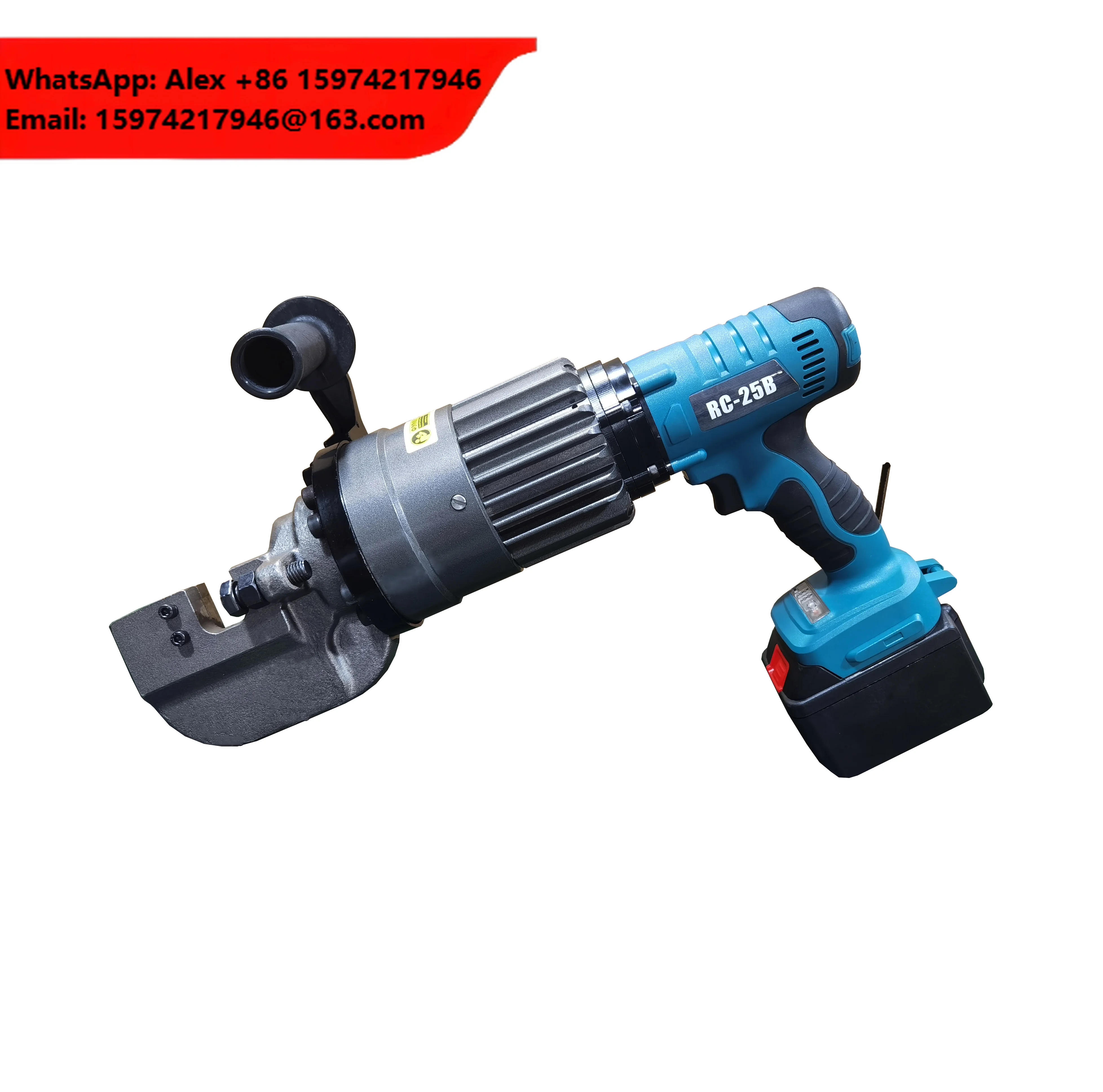 RC-25B Cordless Rebar Cutting Machine Easy-to-Replace Hand-Held Electric Li-Ion Battery Tools