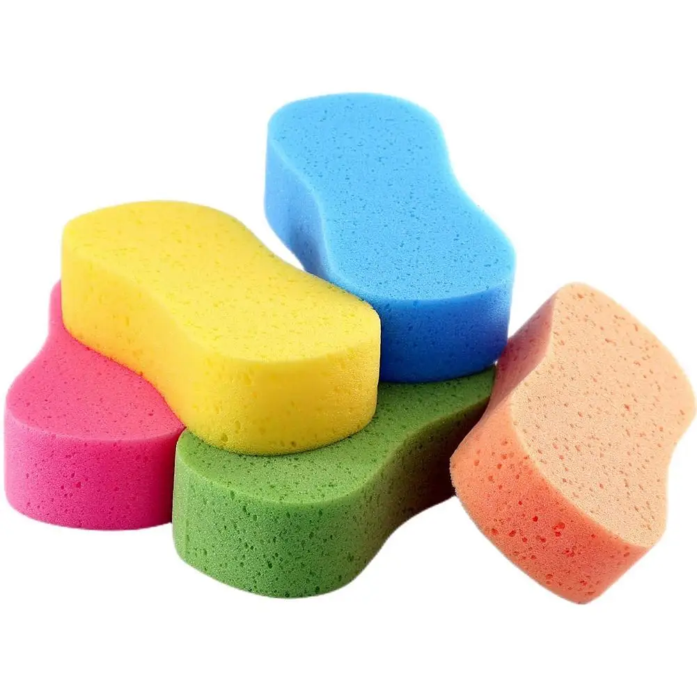 

5Pcs High-density Car Washing Sponges Large Honeycomb 8-shaped Sponges Block Car Cleaning Waxing Tools Cleaning Car Accessories