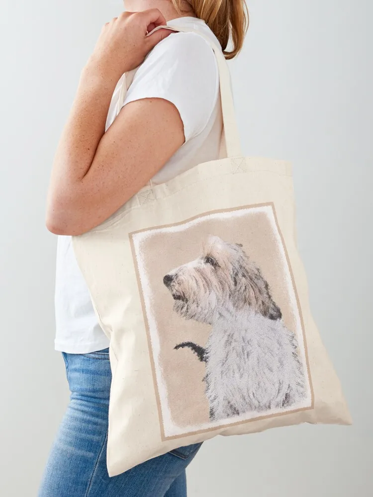 

Petit Basset Griffon Vendéen Tote Bag tote bag university custom fabric bag Women's bags Canvas for women