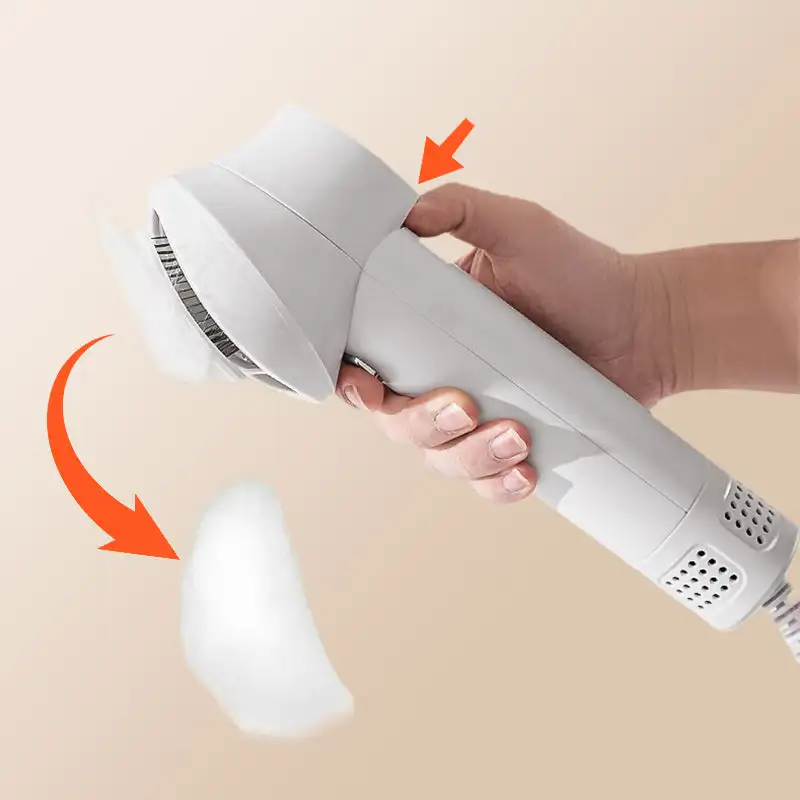 Smart Dog Hair Dryer 2 in 1 Pet Cat Hair Blowing Combing Negative Oxygen Ion Low Noise LED Touch Control Temperature Display