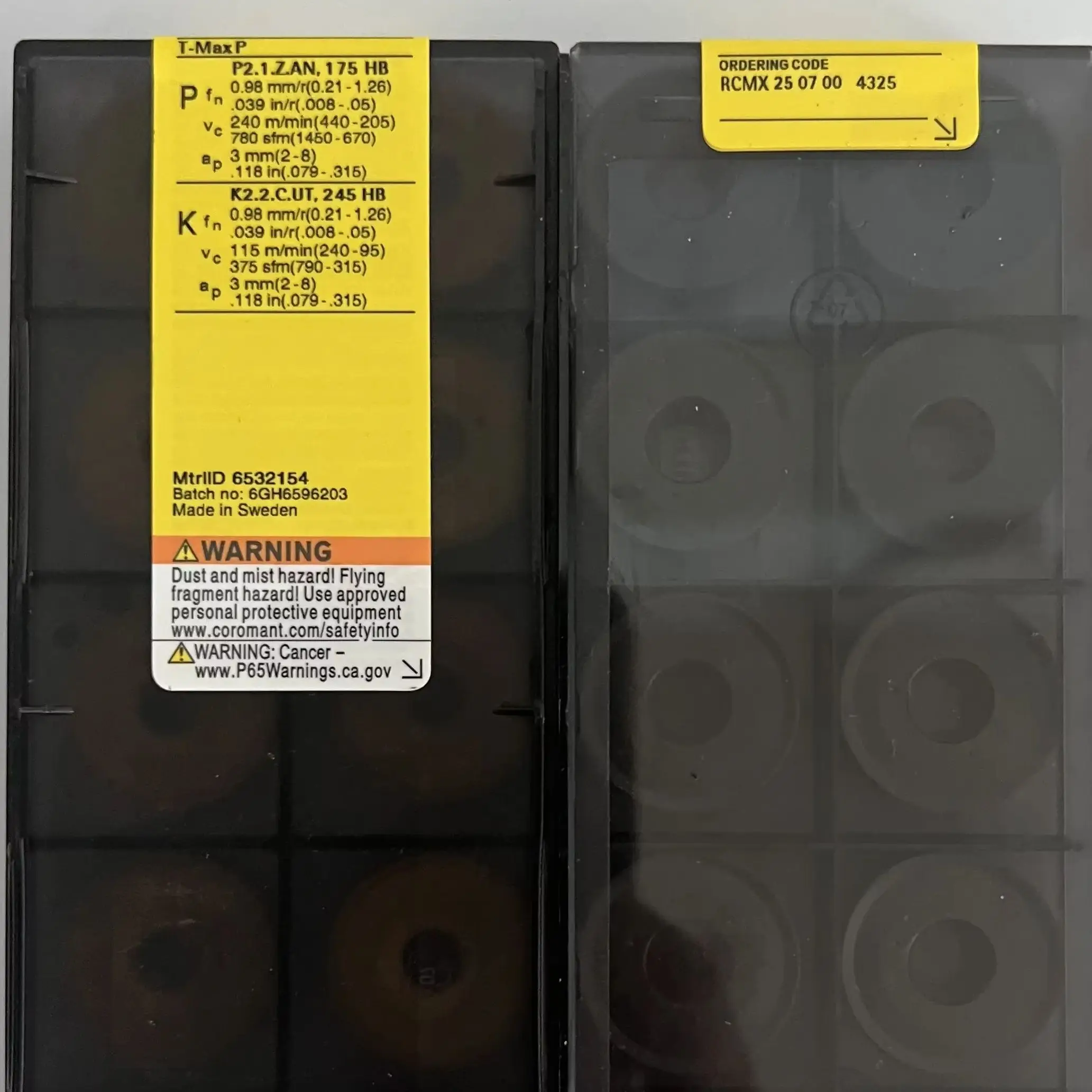 

RCMX250700 4325 Original CNC blade