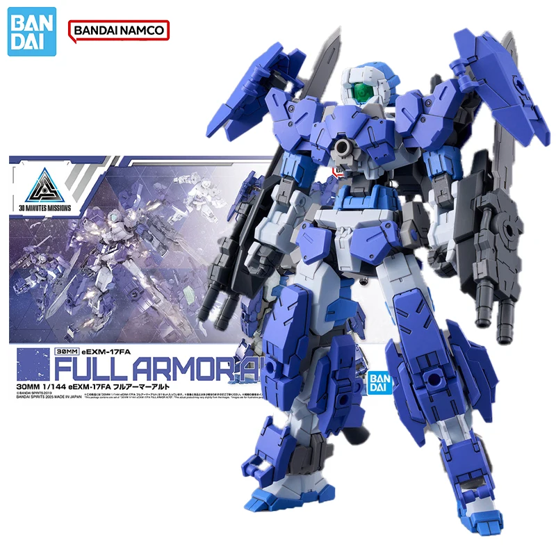 

Bandai Original Genuine Figure 30 MM Model Kit 30MM 1/144 eEXM-17FA Full Armor Alto Collection Action Figure Model Toys Gifts