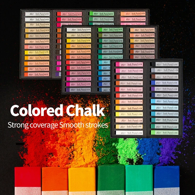 Mungyo Chalks/sticks12/24/36/48 colors Beginner Drawing Set For Art Students